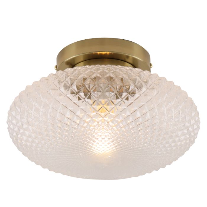 Retro loftlampe messing, Valesca