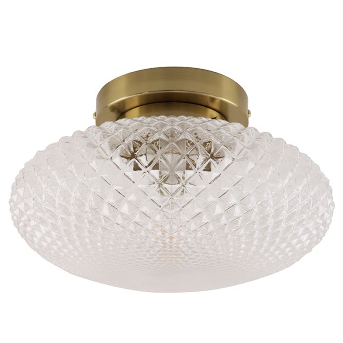 Retro loftlampe messing, Valesca