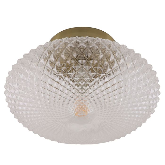 Retro loftlampe messing, Valesca
