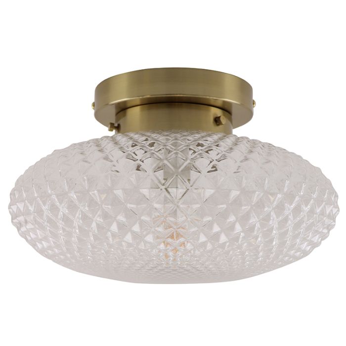 Retro loftlampe messing, Valesca