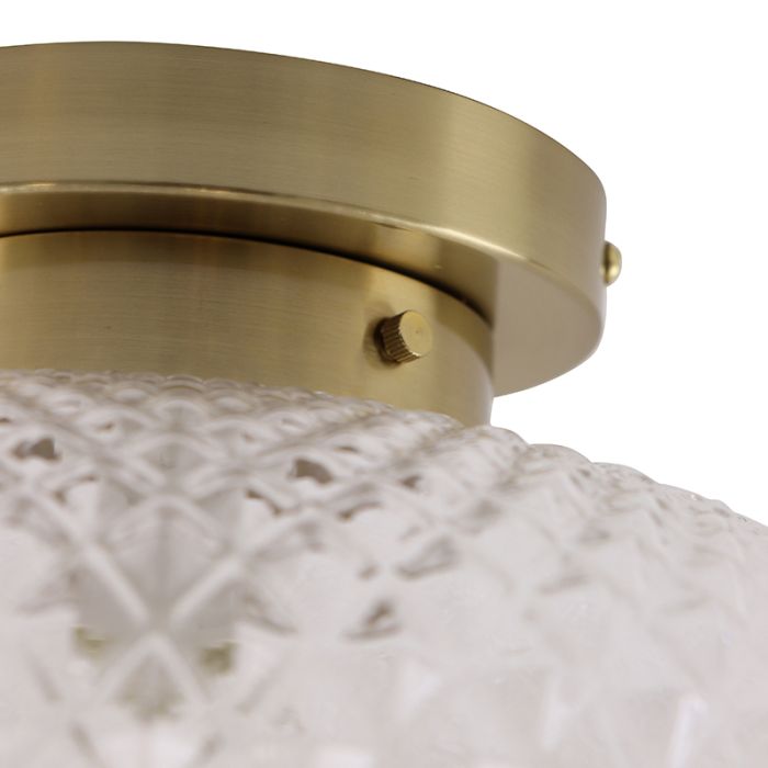 Retro loftlampe messing, Valesca