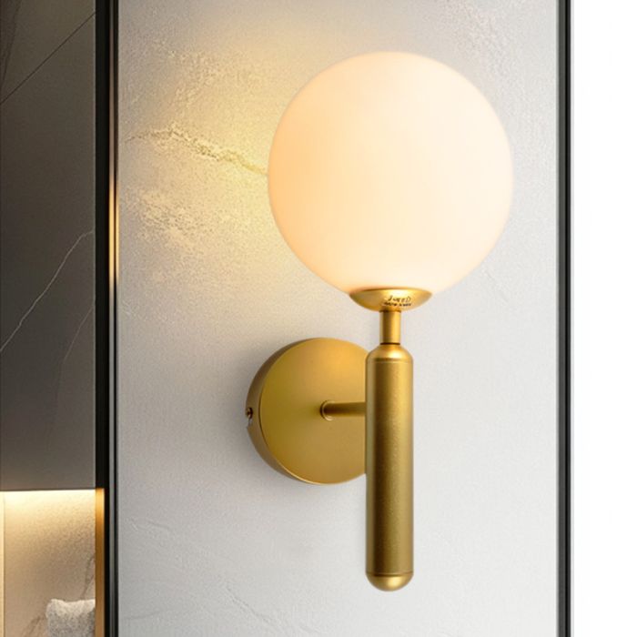 Modern væglampe badeværelse messing, Tiemen, IP44