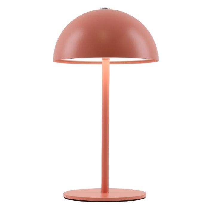 Retro bordlampe terracotta, Douwe, 4W, dim to warm LED, med beröringsdimmer