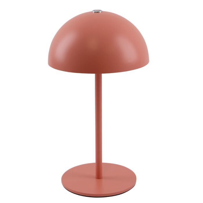 Retro bordlampe terracotta, Douwe, 4W, dim to warm LED, med beröringsdimmer