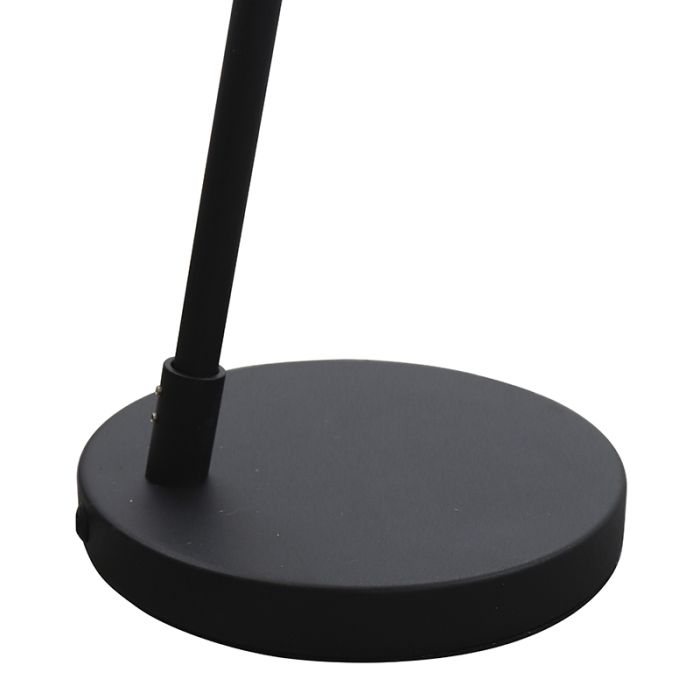 Modern gulv lampe sort, Taro, med brytare