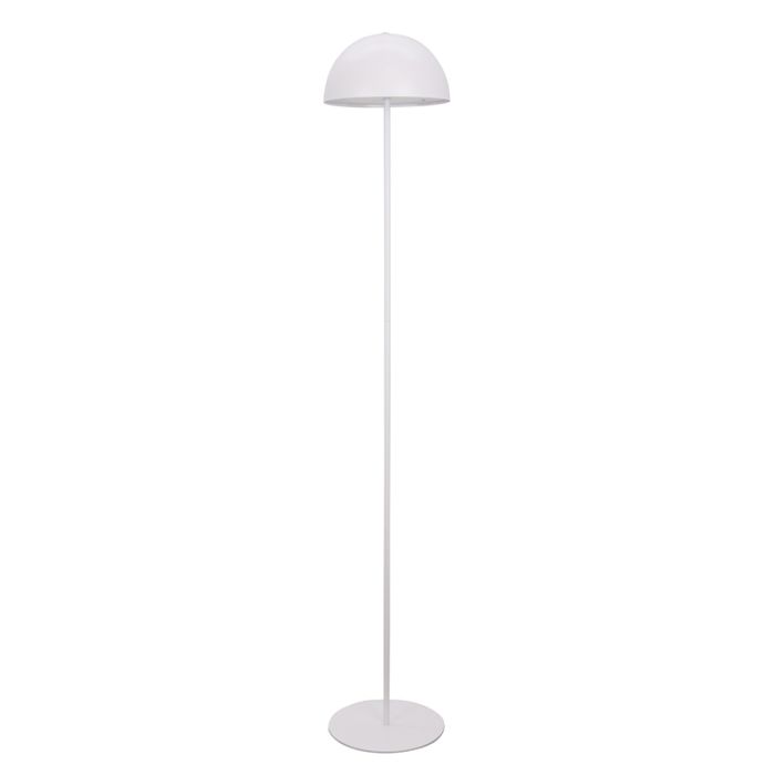 Retro gulv lampe hvid, Douwe, 4W, dim to warm LED, med beröringsdimmer