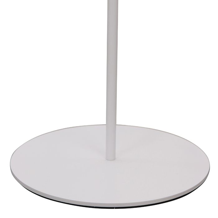 Retro gulv lampe hvid, Douwe, 4W, dim to warm LED, med beröringsdimmer
