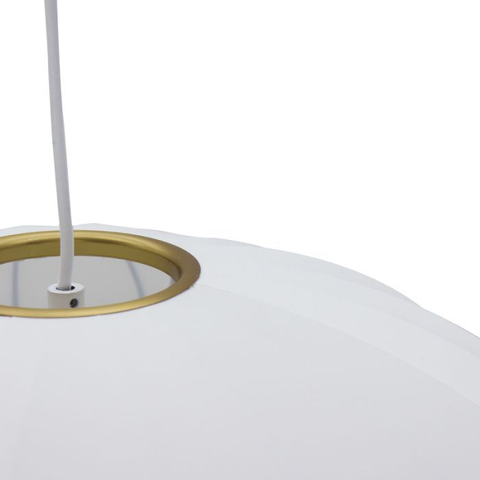 Rustik pendler lampe hvid, Jada