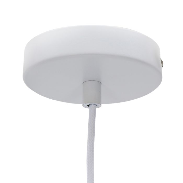 Rustik pendler lampe hvid, Jada