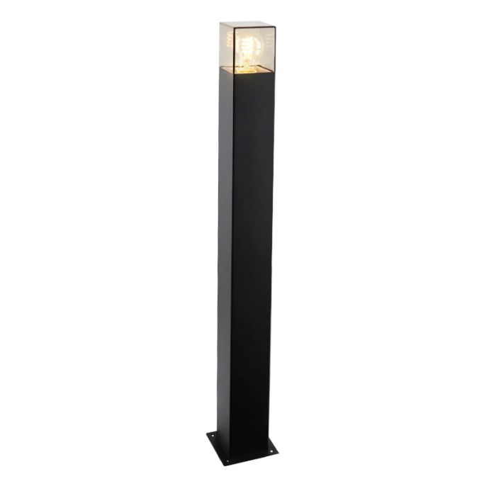 Modern udendørslampe sort, Sanel, IP44
