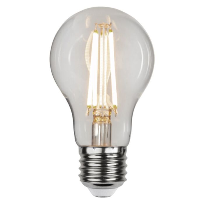 3-trins dæmpbar filament E27 A60, 6,5w varm hvid (3000k)