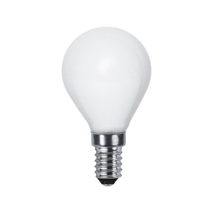 3-trins dæmpbar E14 kuglelampe, 4w varm hvid (2700k)