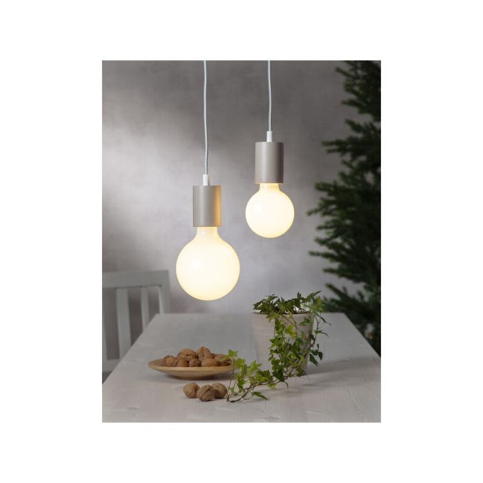G125 stor pære 3-trins dæmpning E27 LED-lampe, 7,5w varm hvid
