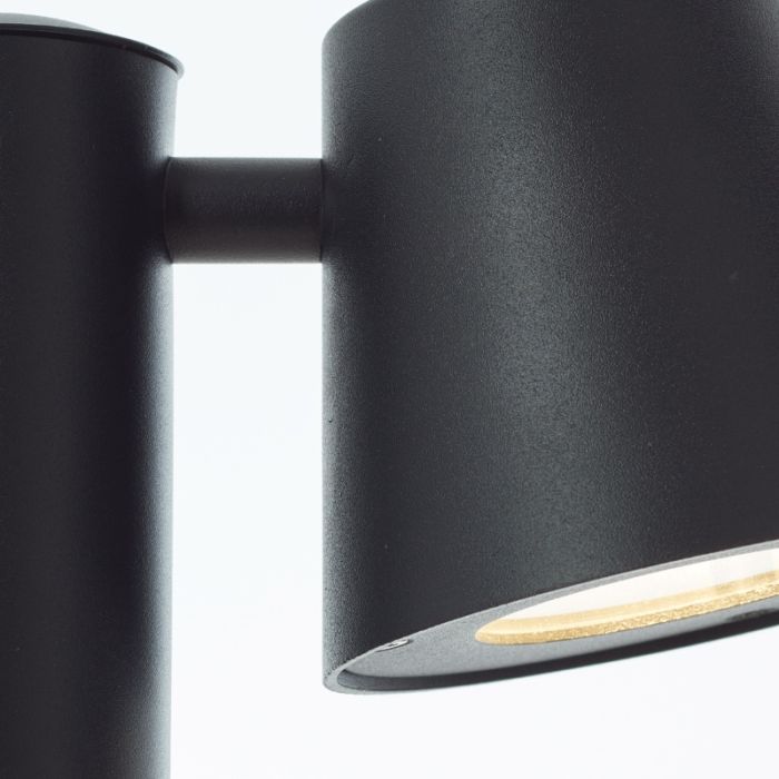 Metal udendørslampe sort, Wies, IP44