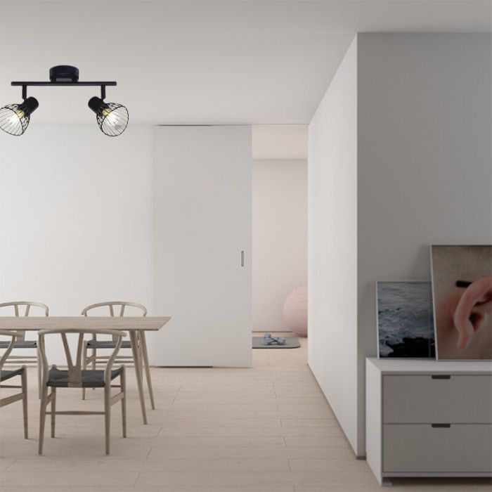 Industri loftspot sort, Aina