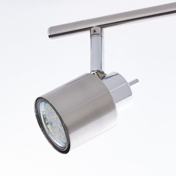 Modern loftlampe nikkel, Fenne