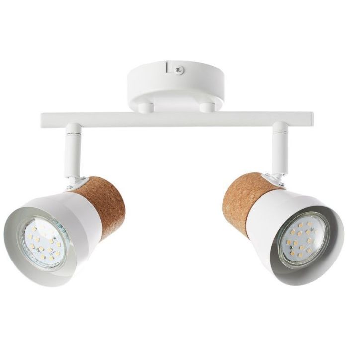 Kork loftlampe hvid, Charlotte