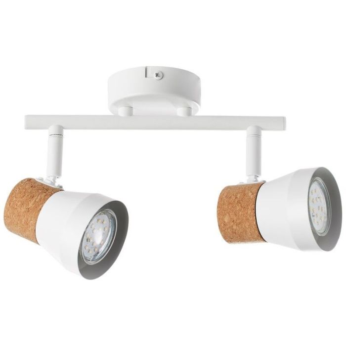 Kork loftlampe hvid, Charlotte