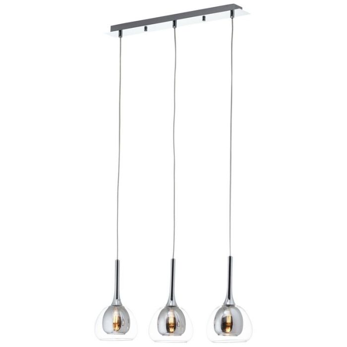 Modern pendler lampe krom, Emmelien