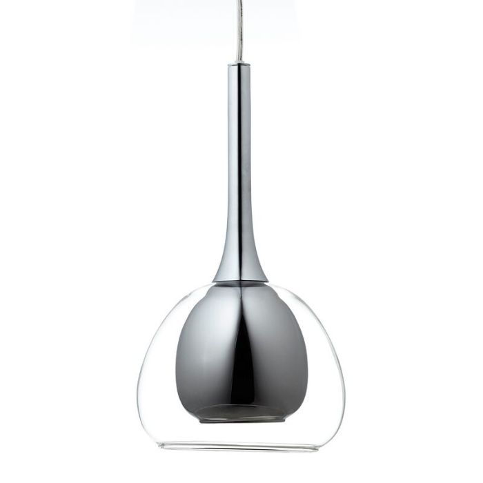 Modern pendler lampe krom, Emmelien