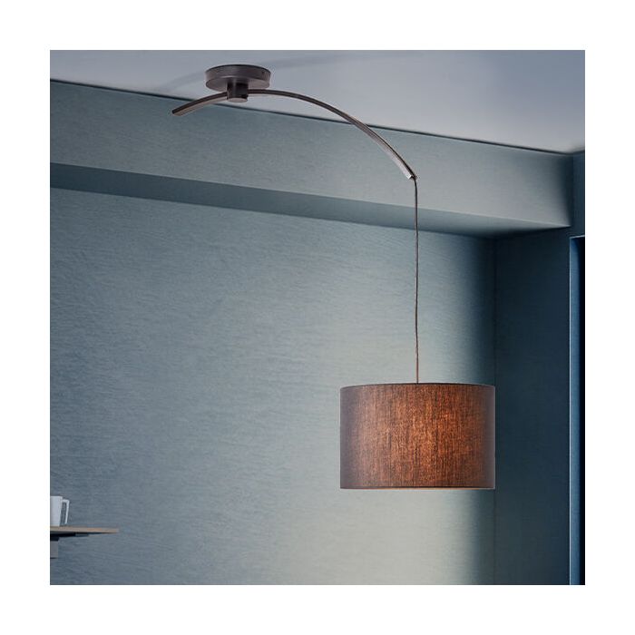 Modern pendel lampe spisebord sort, Bernice