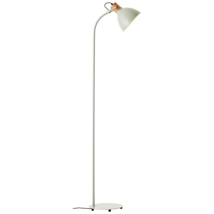 Rustik gulv lampe grøn, Thalina, med brytare
