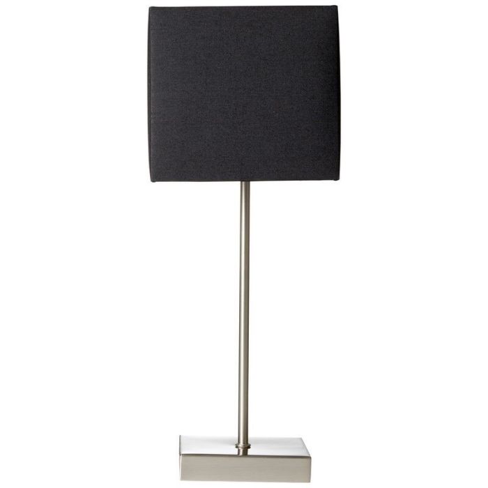 Stof bordlampe antracit, Marinda, med brytare