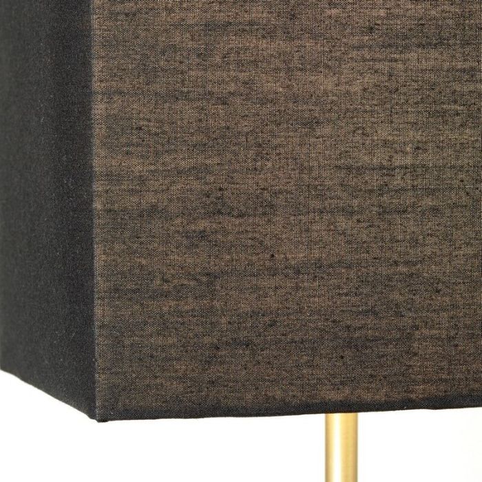 Stof bordlampe antracit, Marinda, med brytare