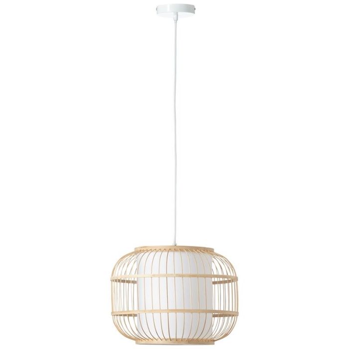 Rustik pendler lampe træ, Hans
