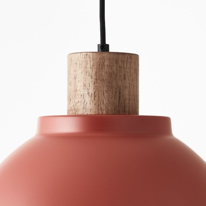 Rustik pendler lampe rød, Thalina