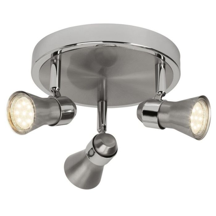Metal loftspot krom, Roel, 7W, 3000K LED