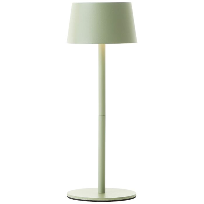 Modern udendørs bordlampe grøn, Petter, 2W, 3000K LED, IP44, 3 trins lysdæmper