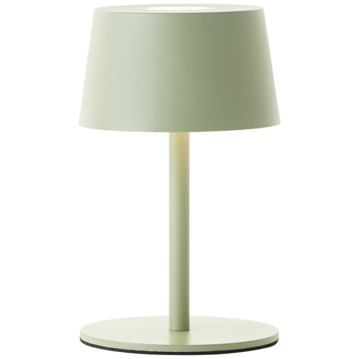Modern udendørs bordlampe grøn, Petter, 2W, 3000K LED, IP44, 3 trins lysdæmper