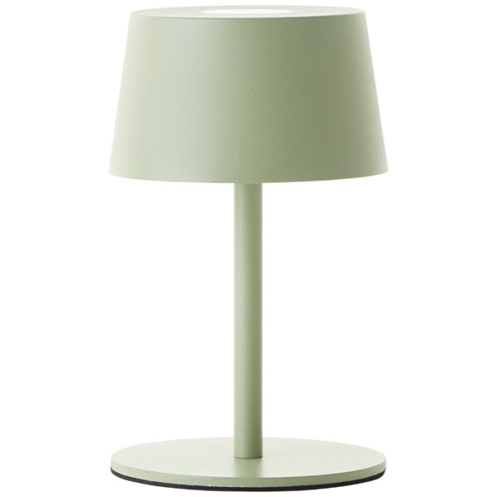 Modern udendørs bordlampe grøn, Petter, 2W, 3000K LED, IP44, 3 trins lysdæmper