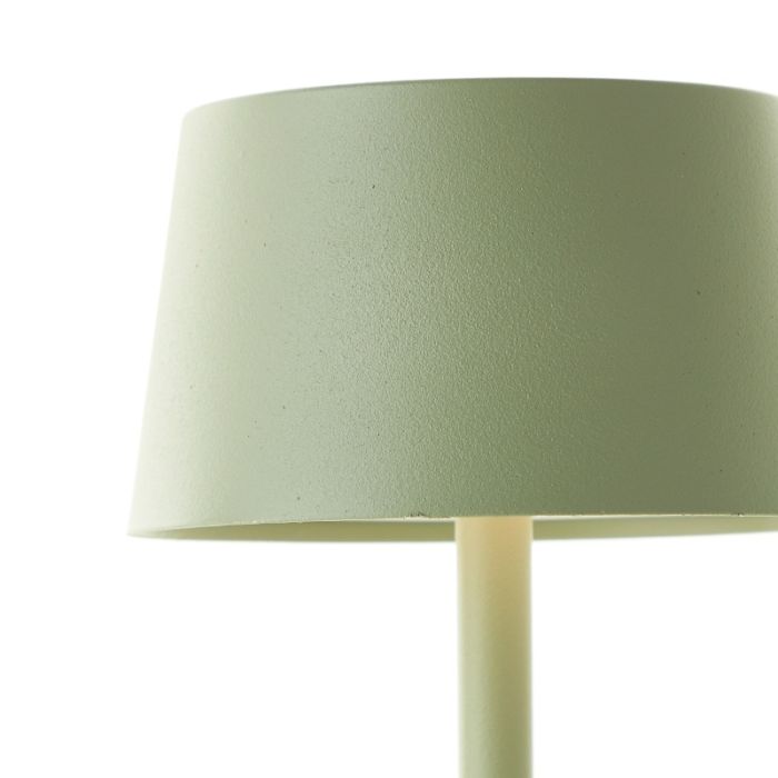 Modern udendørs bordlampe grøn, Petter, 2W, 3000K LED, IP44, 3 trins lysdæmper