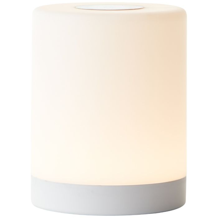 Modern udendørs bordlampe hvid, Maezon, 1W, RGBW LED, IP44, med beröringsdimmer