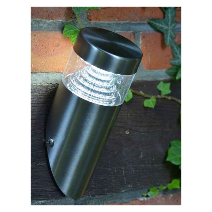 Plast udendørslampe krom, Samuel, 1W, 6500K LED, IP44