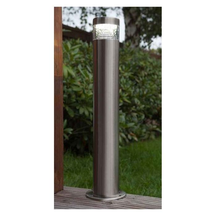 Plast udendørslampe krom, Samuel, 1W, 6500K LED, IP44