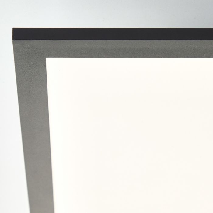 Modern LED panel loftlampe sort, Usman, 24W, 4000K LED