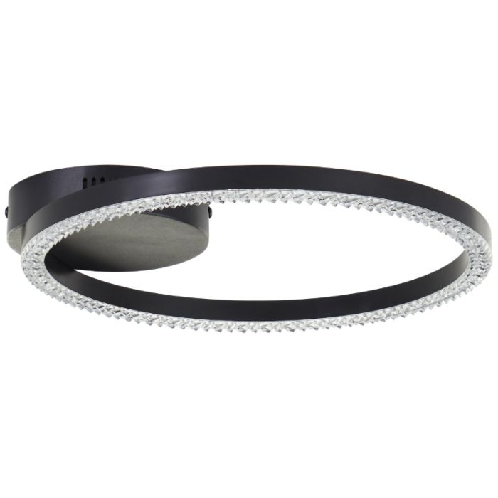 Design loftlampe sort, Maladon, 12W, 4000K LED