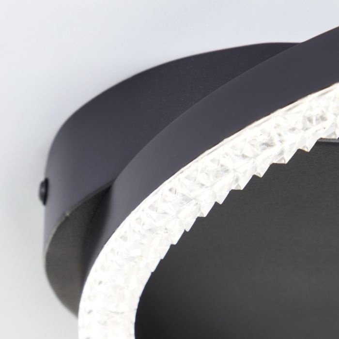 Design loftlampe sort, Maladon, 12W, 4000K LED