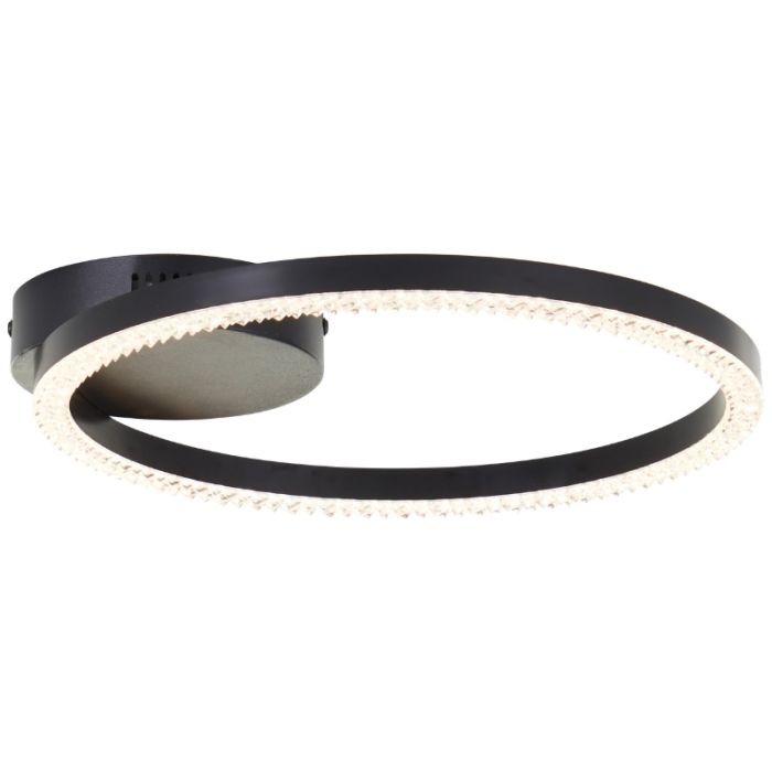 Design loftlampe sort, Maladon, 14W, 3000K LED