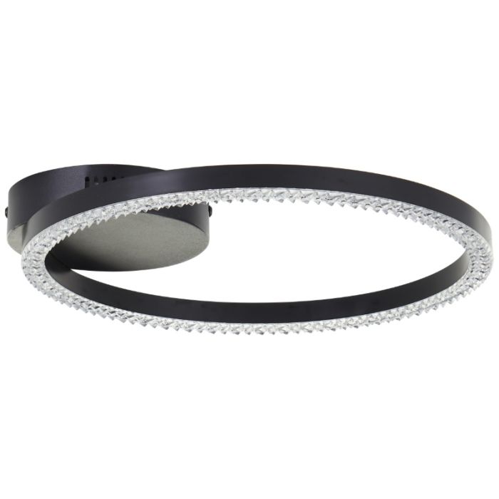 Design loftlampe sort, Maladon, 14W, 3000K LED