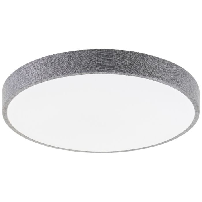 Rustik plafond grå, Soeraya, 36W, varm til kold hvid justerbar LED, med fjärrkontroll