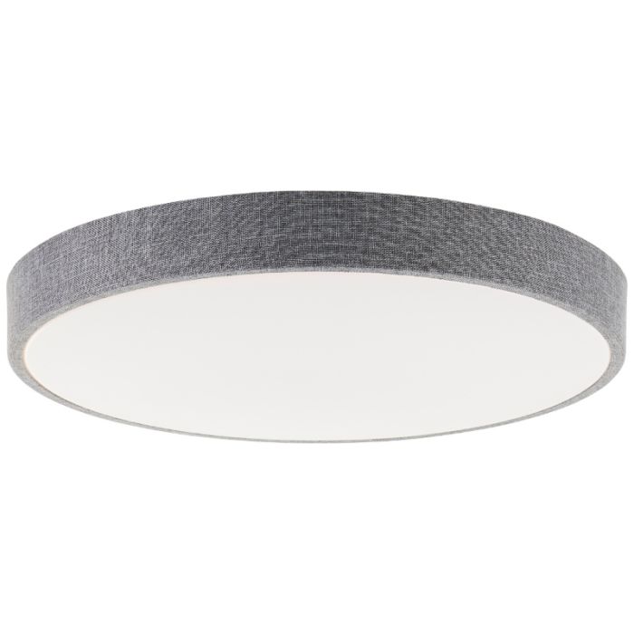 Rustik plafond grå, Soeraya, 36W, varm til kold hvid justerbar LED, med fjärrkontroll