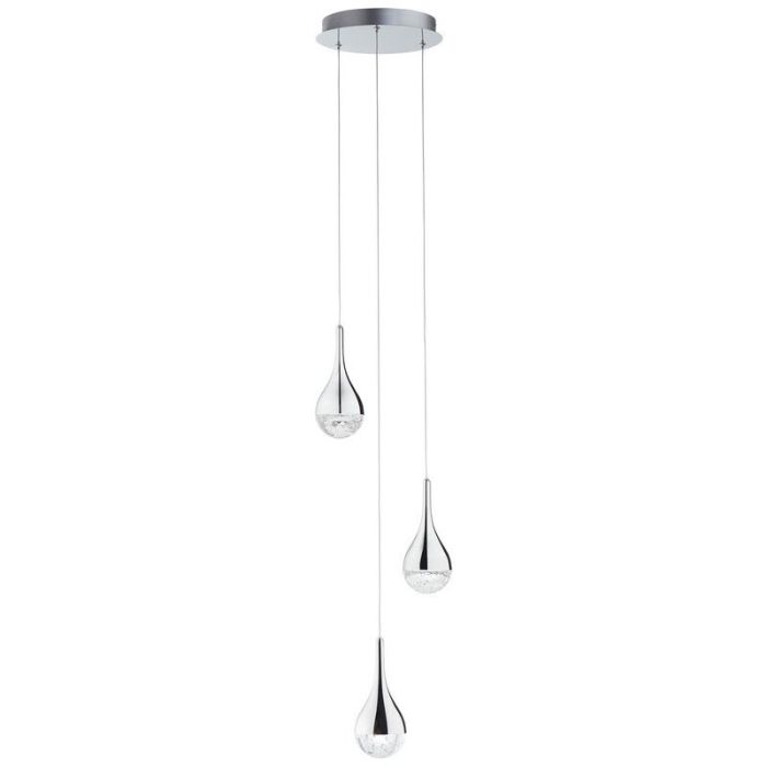Klassisk pendler lampe krom, Emma, 5W, 3000K LED