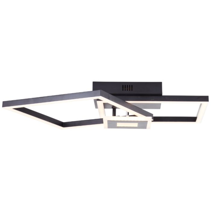 Design loftlampe sort, Volkert, 22W, 3000K LED