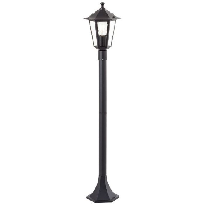 Klassisk udendørslampe sort, Radha, IP44