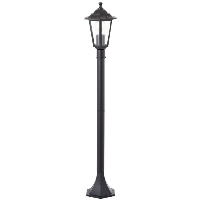 Klassisk udendørslampe sort, Radha, IP44