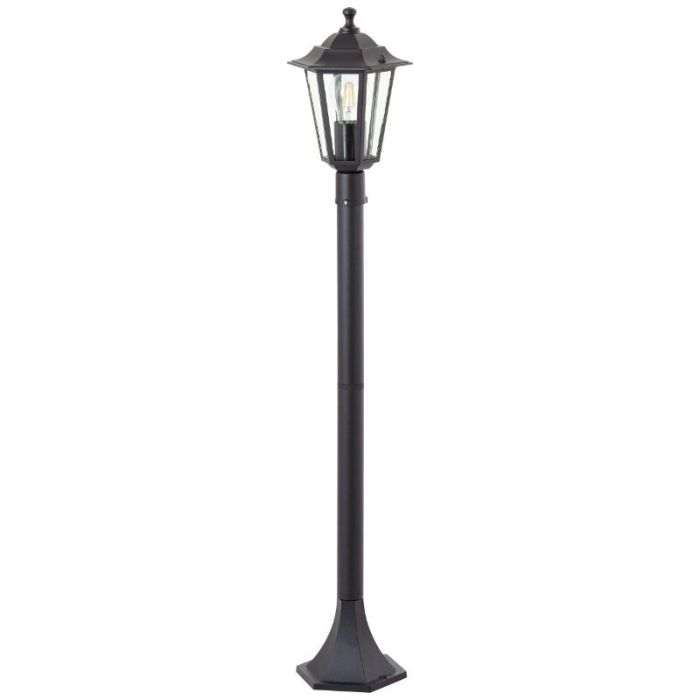 Klassisk udendørslampe sort, Radha, IP44